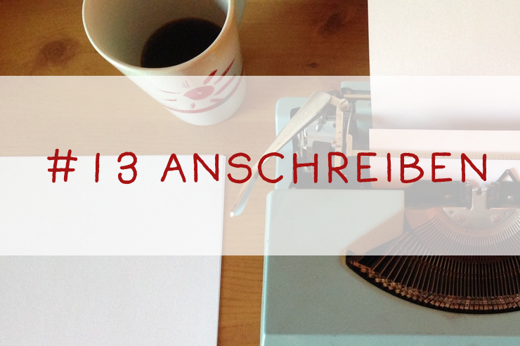 Anschreiben an Verlage