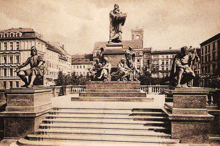 Berliner Lutherdenkmal Postkarte 1904