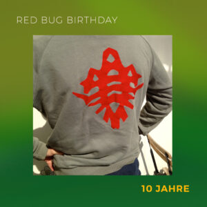 Red Bug Birtday 10 Jahre